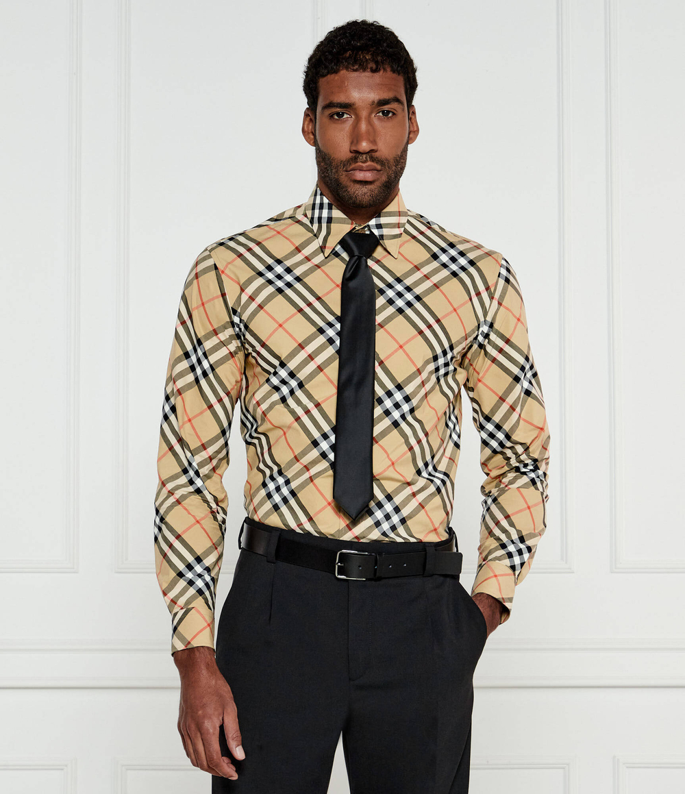 Рубашка Burberry - бежевый(8106165)