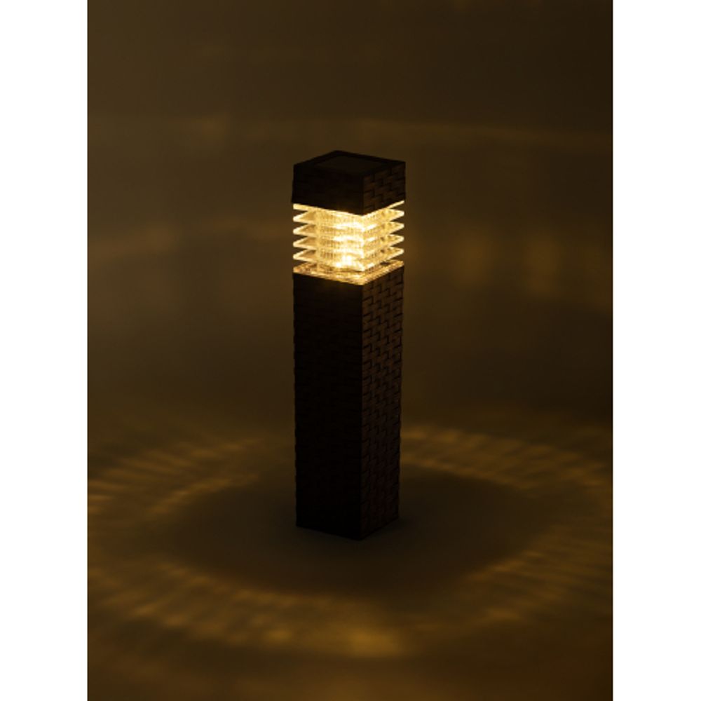 Светильник уличный ЭРА ERAFS025-05 грунтовый Ротанг на солнечной батарее теплый белый набор 5 штук