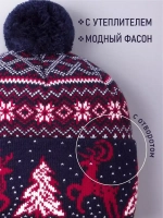 Шапка зимняя вязаная детская