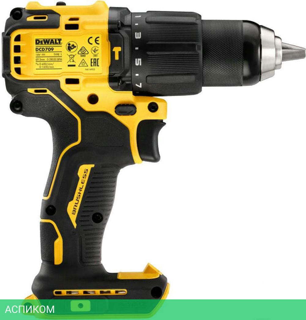 Дрель-шуруповерт DeWalt DCD709N-XJ