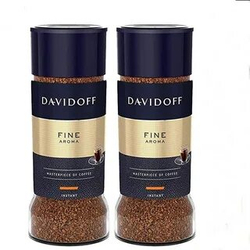 Кофе растворимый Davidoff Fine Aroma, 100 г стеклянная банка (Давидоф) х 2 шт