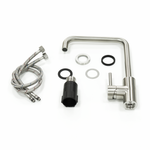 СМЕСИТЕЛЬ ДЛЯ КУХНИ С ПОВОРОТНЫМ ИЗЛИВОМ СТАЛЬ LM5077S ЭКСПЕРТ