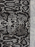 Футболка для девочки оверсайз, принт питон