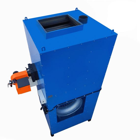 Теплогенератор канальный на отработке ЦИРКОН - К 75