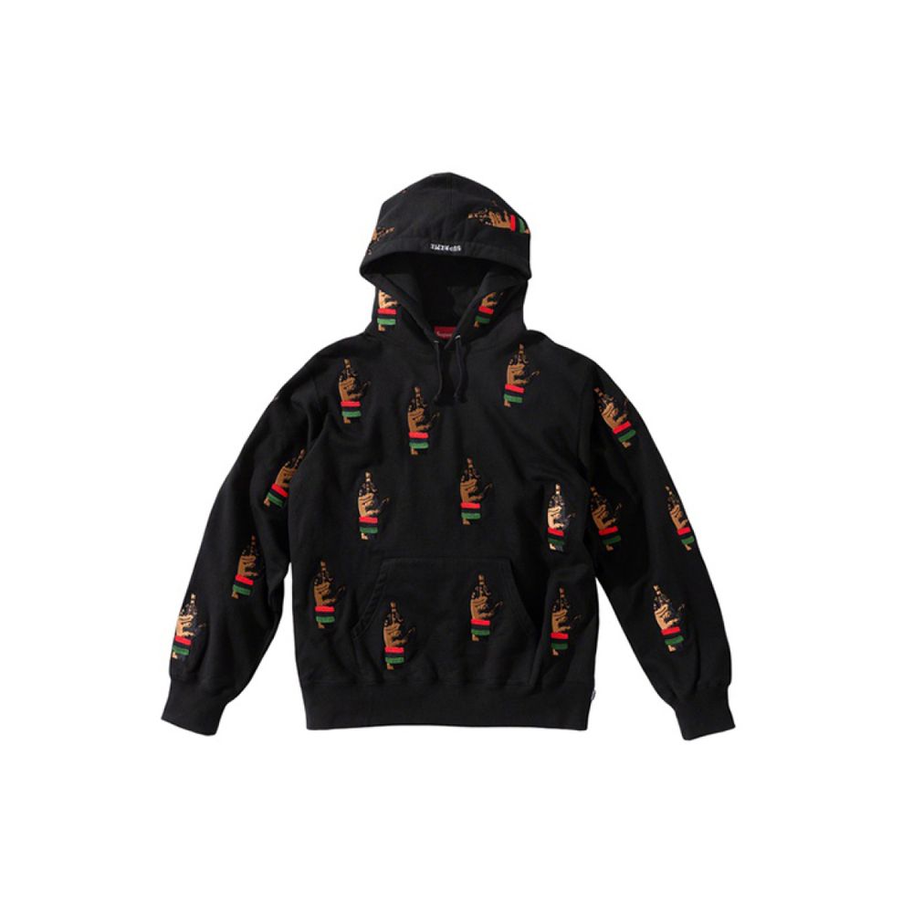 Supreme FW19 Week 15 x Dead Prez RBG Embroidered Hooded Sweatshirt