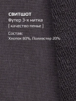 Костюм для мальчика серый, свитшот и брюки