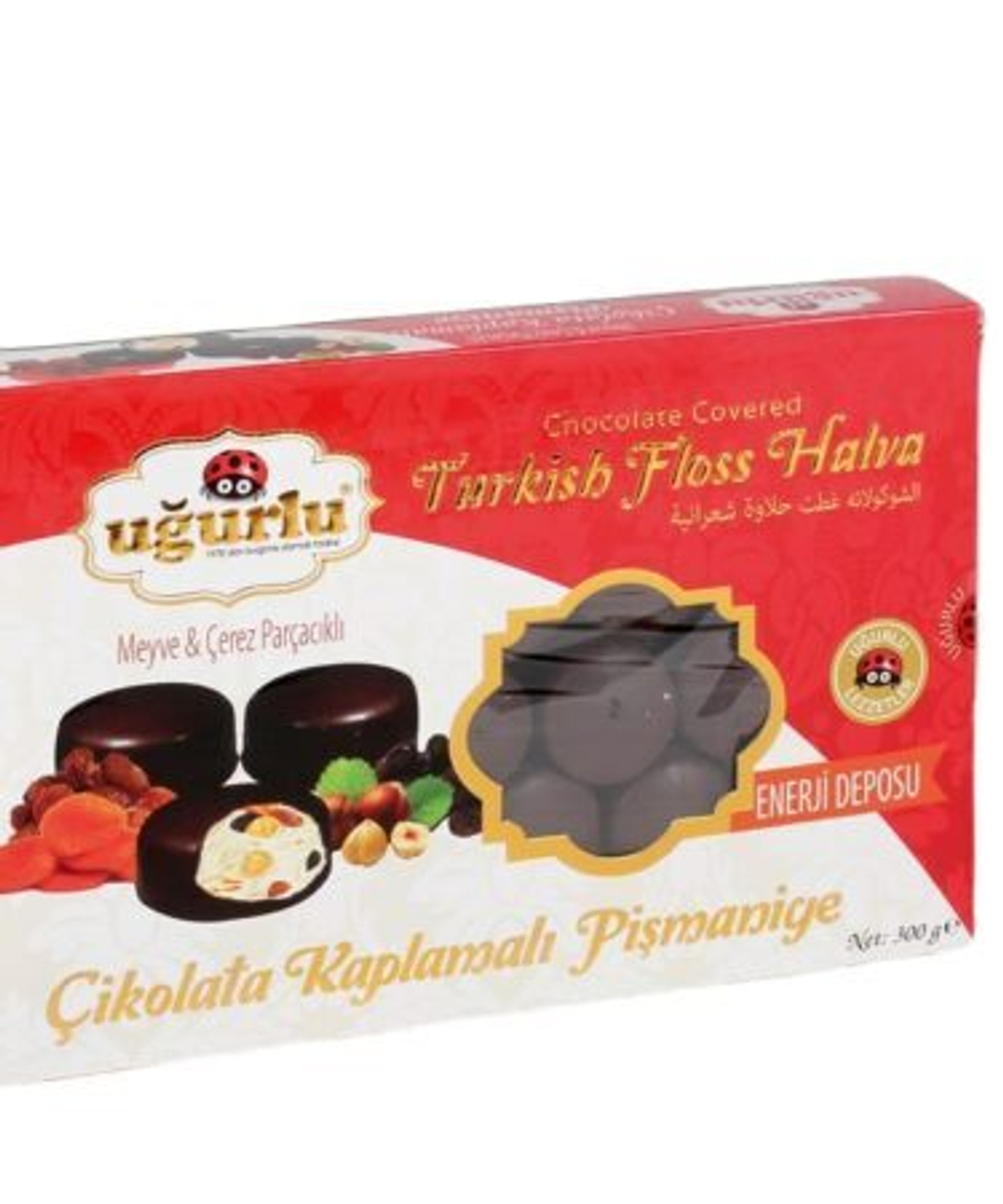 Пишмание в шоколаде с сухофруктами и орехами (Energi), Ugurlu, 200гр