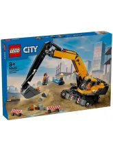 Конструктор City 60420 Желтый строительный экскаватор