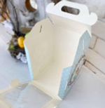 Упаковка под пряничный домик и кулич, 15*15*18 см (ВЕРБА с фронтальной загрузкой)