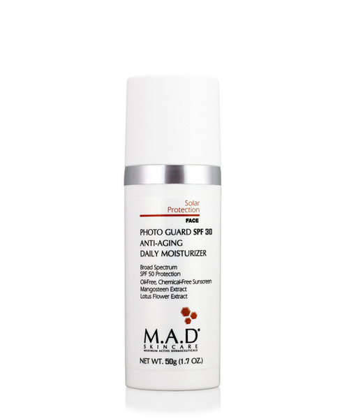 M.A.D. Photo Guard SPF 30 Anti Aging Daily Moisturizer | Омолаживающий и увлажняющий крем–защита под макияж с защитой SPF 30, 50 гр