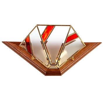 Бра CREMASCO 1003/2AP-LN.SATINATO M+ROSSO GOLD