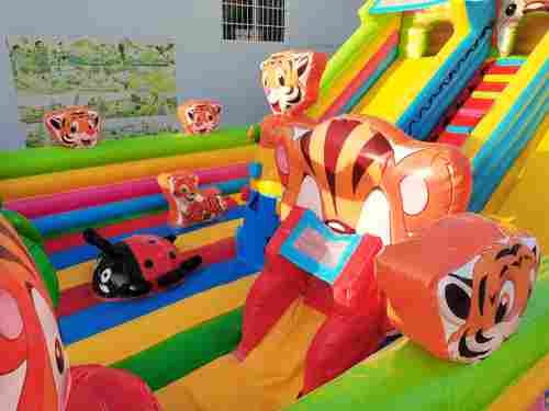 Коммерческий надувной батут «Тигриная страна 2», 10*6*5,5 м.