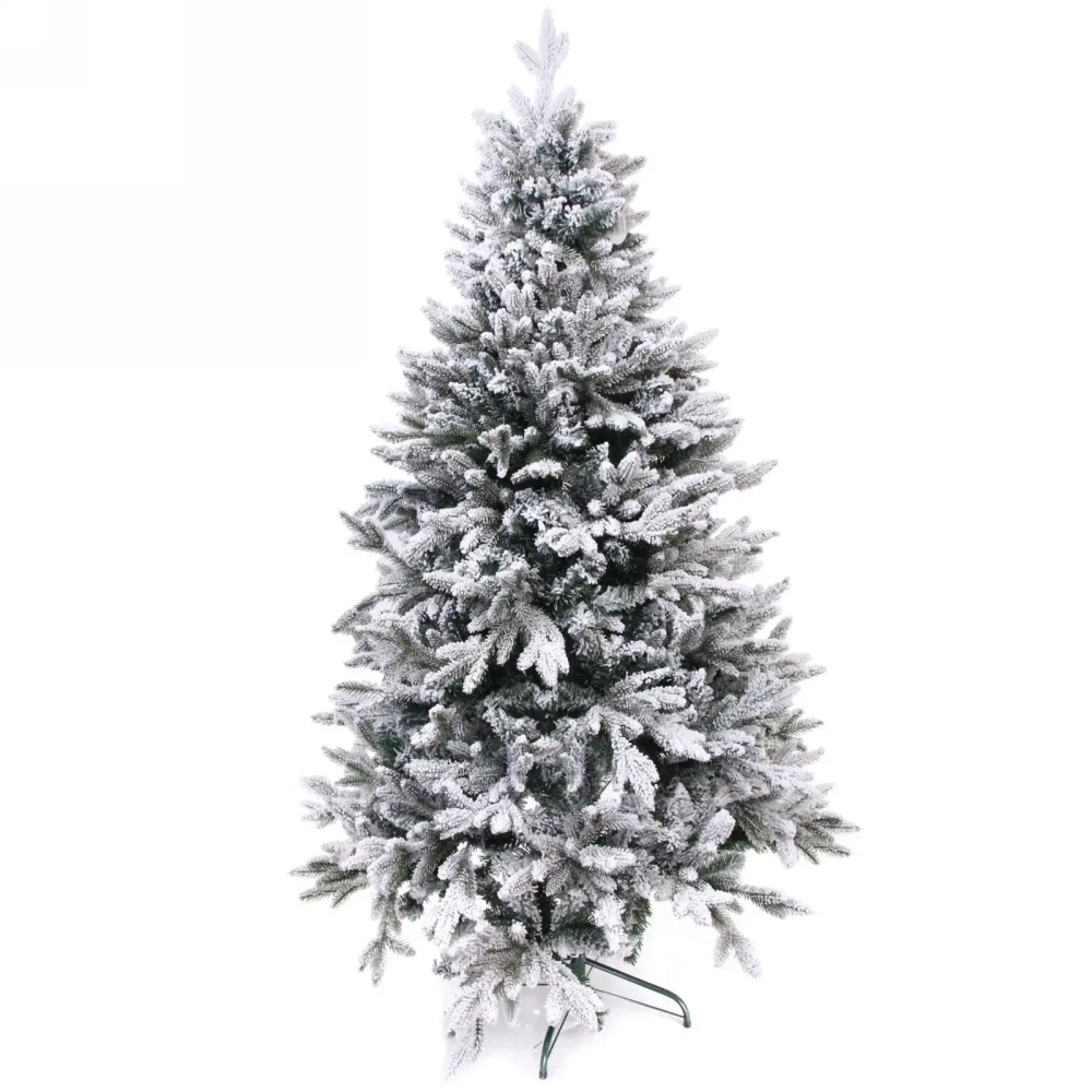 Ёлка «Полярная» 180 см, ПВХ+резина, с белым напылением (740 веток) (SP2042snow-180)