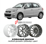 КОВАНЫЕ ДИСКИ для Nissan Micra K13 2010-2017 Ниссан