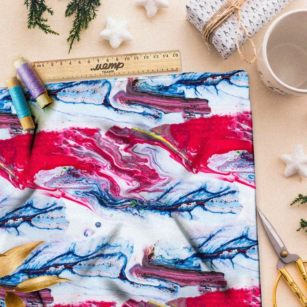 Ткань ниагара утренний марс