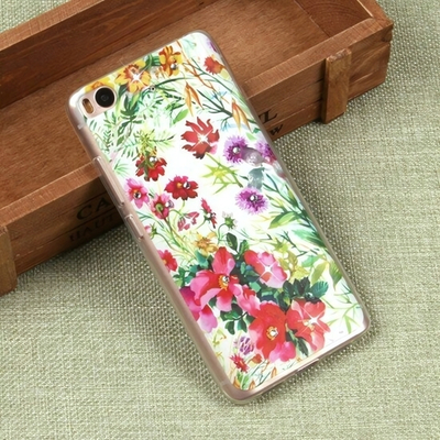 Силиконовый чехол с цветами для Xiaomi Mi5S, 009616