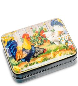 Народные промыслы ШК-55/ 79 Шкатулка «На поляне» исп. Земина