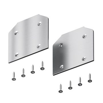 Заглушка торцевая к профилю 2шт в упаковке TRA034MPEC-21S серебро Exility Maytoni