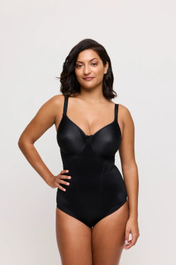 PRIMADONNA SATIN Боди гладкое, черный