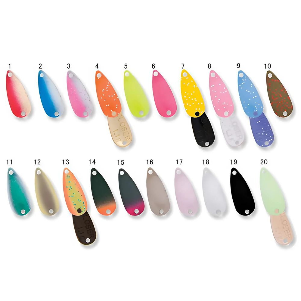 Блесна колеблющаяся FOREST Closer 20мм 1.1гр, цвет #01