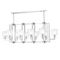 Подвесная люстра Crystal Lux Nicolas SP10 L1300 Nickel/White