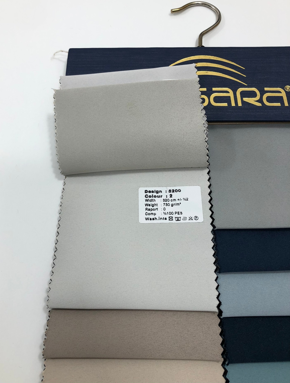 Портьерная ткань двусторонний dimout Megara арт. 5200 (высота 320 см, Турция)
