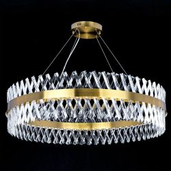 Citilux Ричард CL336103 LED Люстра хрустальная с пультом Бронза