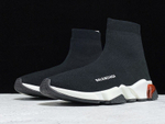 Balenciaga Speed Graffiti Trainers White Black Logo