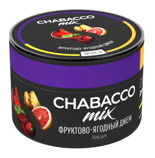 Бестабачная смесь Chabacco Mix Medium - Pink Jam 50 г