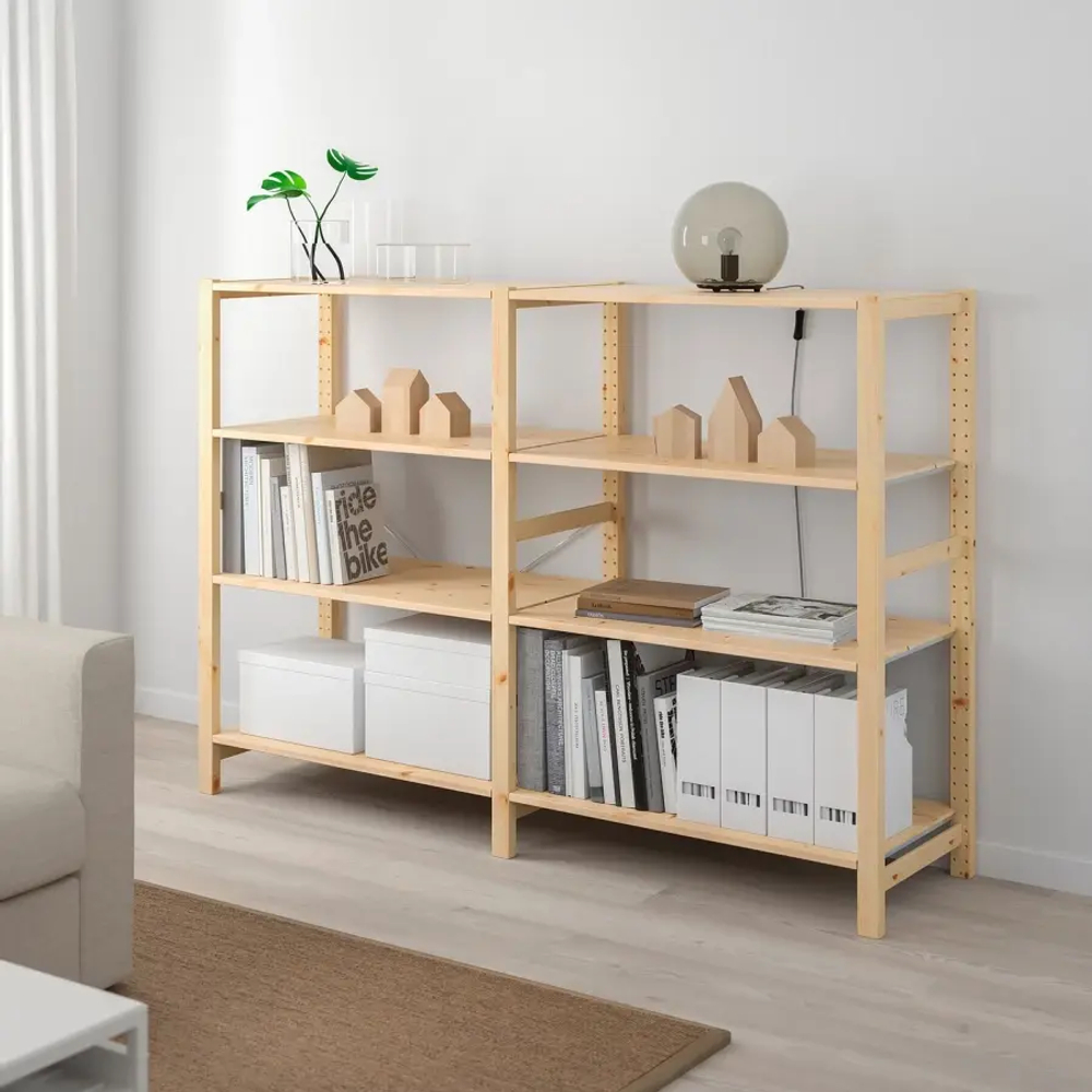 Стеллаж - IKEA IVAR, 174х50х124 см, сосна, ИВАР ИКЕА