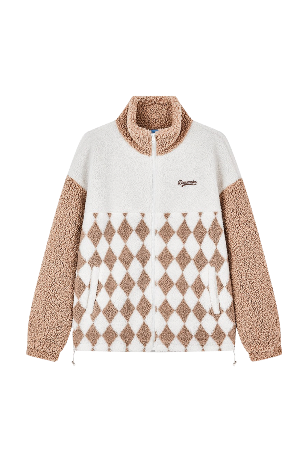 Шерповая куртка DONSMOKE "Rhombus" Oversized Sherpa Jacket