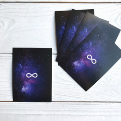 Открытка "Бесконечность" 10,5 х 7,5 см