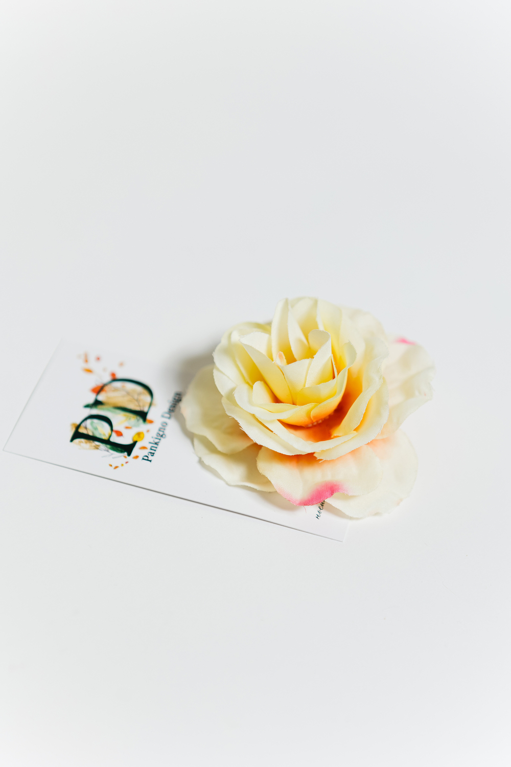 Брошь Pankigno Design с цветком розы