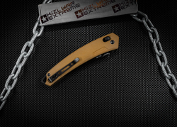 Складной нож SRM 9211-GW BlackWash сталь 8Cr13MOV рукоять Tan G10