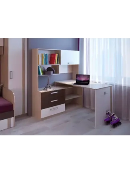 Стол компьютерный угловой с ящиками 122,6х123,4х160,8 см