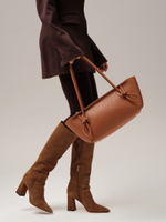 Кожаная сумка DBR 31340 коричневый камень