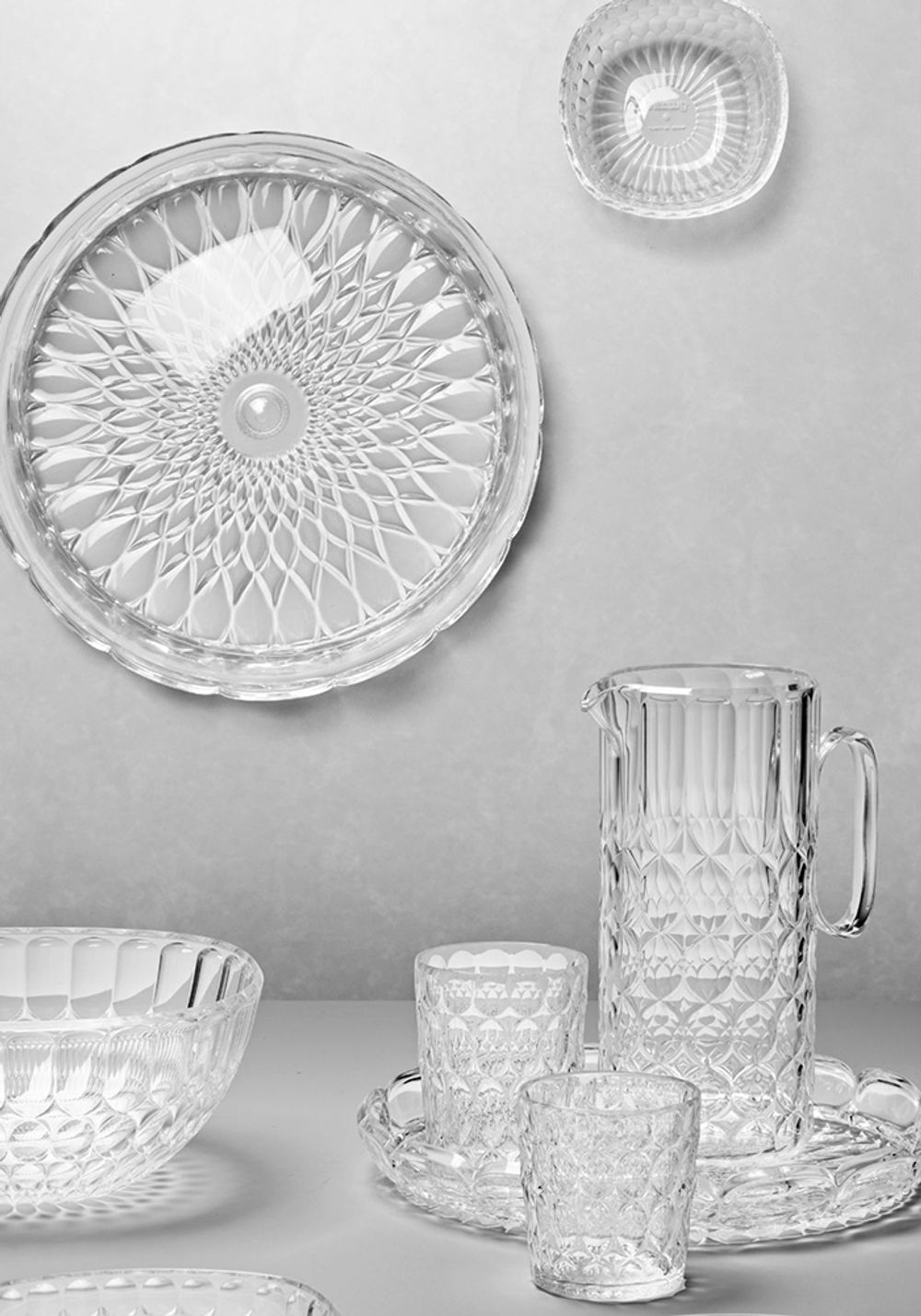 Блюдо сервировочное с крышкой Vanity, Ø30 см, прозрачное