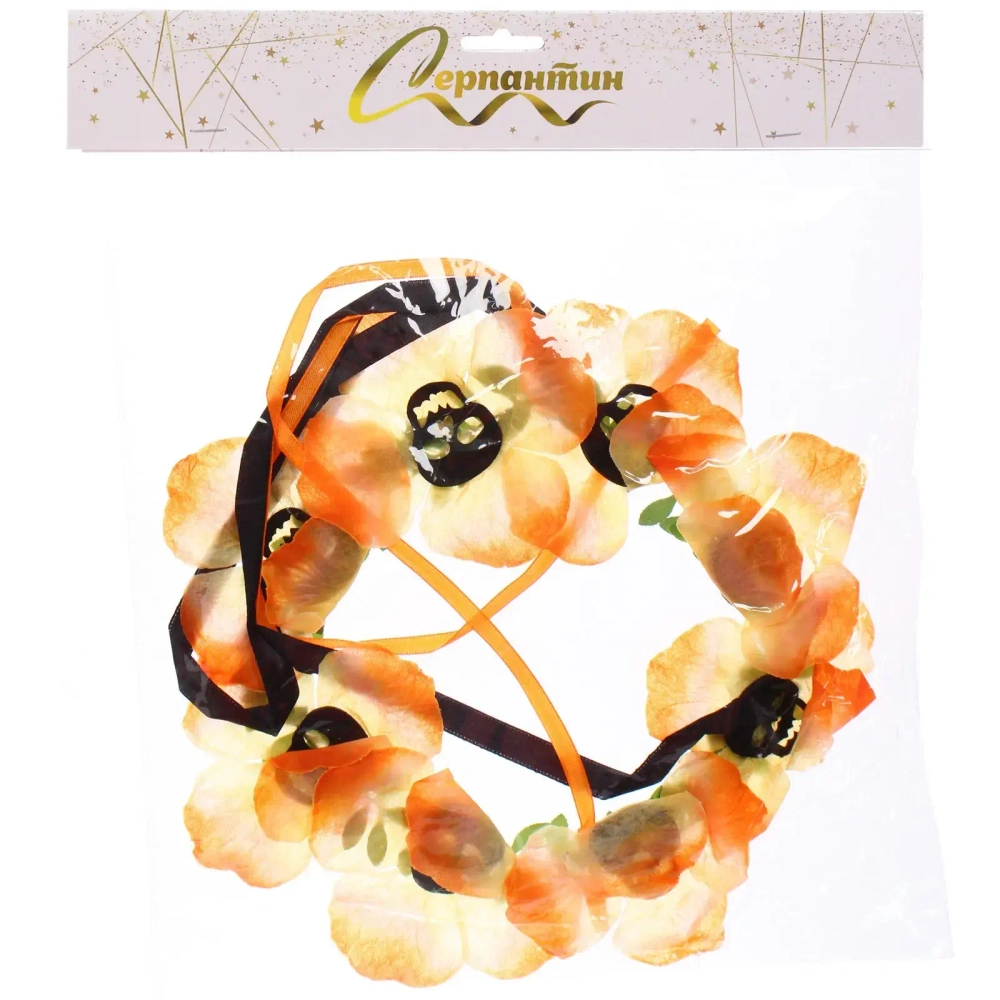 Ободок для волос карнавальный «Helloween - Цветы», микс