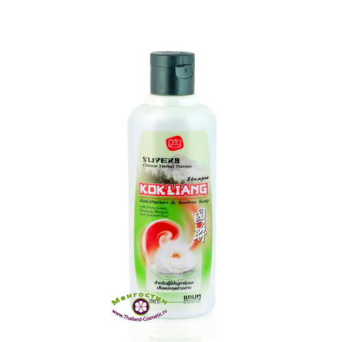 Беcсульфатный травяной шампунь против выпадения волос Anti-Hairloss & Soothes Scalp Kokliang