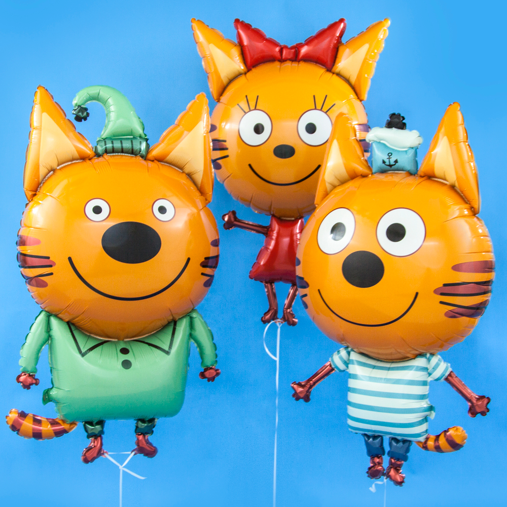 Фольгированный шар-фигура «Три кота. Коржик», 117 см