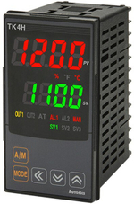 TK4H-24CN 100-240 VAC Температурный контроллер, DIN 48х96 мм, 2 аварийный выход, токовый или ТТР выход, 100-240В~