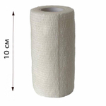 Бинт фиксирующий компрессионный Белый 10 см x 4.5 м