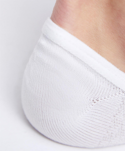 OYSHO Три пары спортивных носков-следков из смесового полиамида, белый