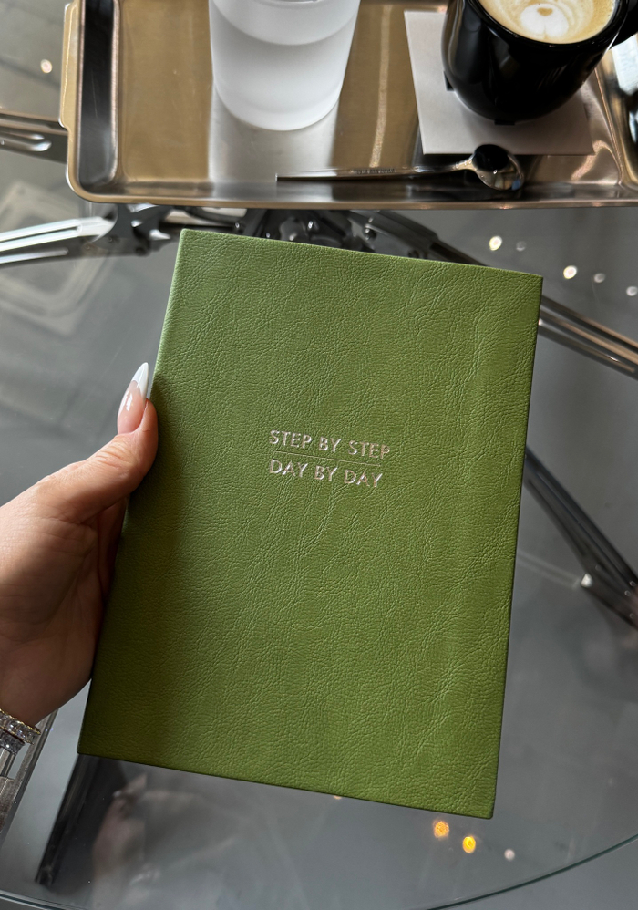 Ежедневник Step by step зеленый