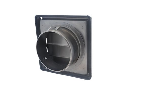 Вентиляционная жалюзийная решетка DEC D5125125 (производство Нидерланды)  из высококачественной нержавеющей стали, с откидными створками,  которые предотвращают поступление воздуха в обратную  сторону