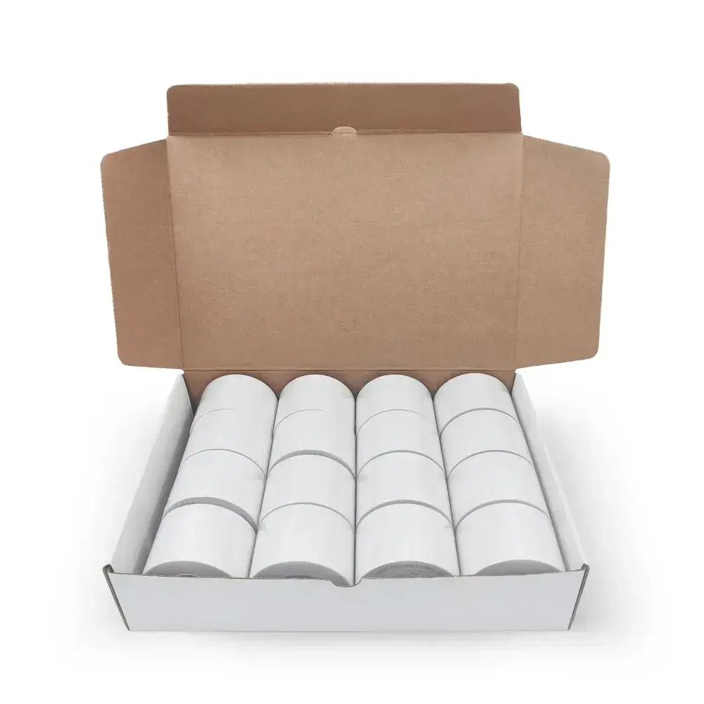 16 шт - Лента BAVIS PVC белая 50мм x 25м самоклеящаяся