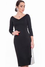 Платье "Аделаида" (блэк) П3238 LT Collection (Акция)