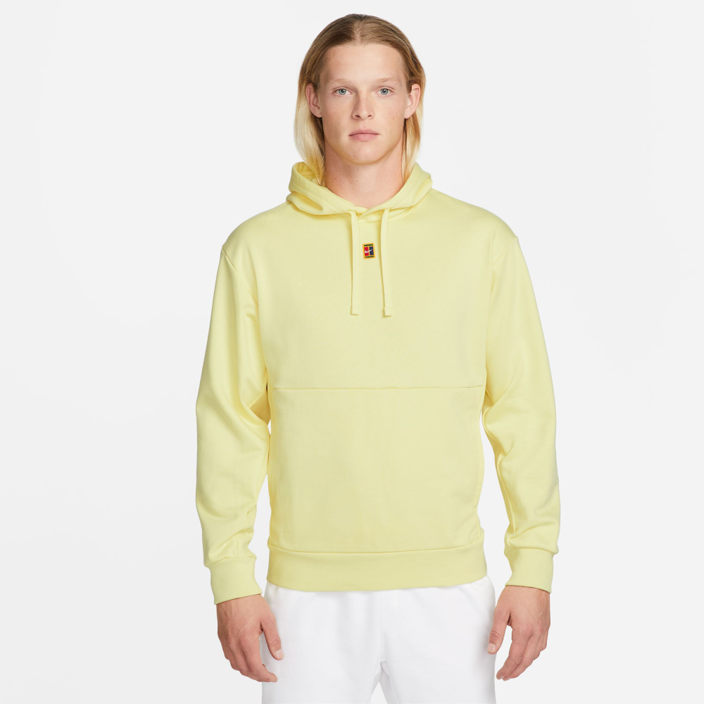 Мужская кофта теннисная Nike Dri-Fit Court Heritage Hoody Men - Yellow