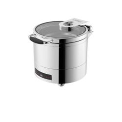 Мармит суповой 10 л электрический 220V 900W с откидной крышкой и окном и дисплеем " " SUNNEX