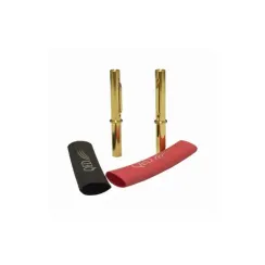 QED Airloc Mini Banana Plug 100 Black Red